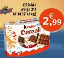 Spak Supermercati Kinder Cereali offerta