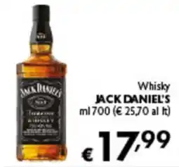 Spak Supermercati Whisky Jack Daniel's offerta