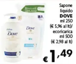 Spak Supermercati Sapone liquido DOVE offerta
