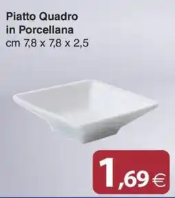 Docks Cash&Carry Piatto Quadro in Porcellana offerta