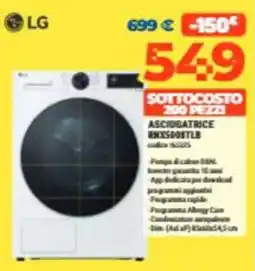 Elettrosintesi Asciugatrice LG offerta