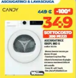 Elettrosintesi Asciugatrice Candy offerta