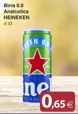 Docks Cash&Carry Birra 0.0 Analcolica Heineken offerta