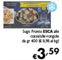 Spak Supermercati Sugo Pronto ESCA alle cozze/alle vongole offerta
