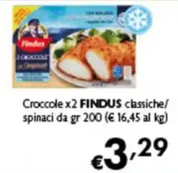 Spak Supermercati Croccole FINDUS classiche offerta
