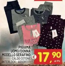 Centro Commerciale Discount Pigiama uomo/donna modello serafino offerta