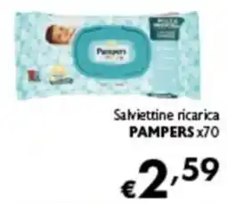 Spak Supermercati Salviettine ricarica Pampers offerta