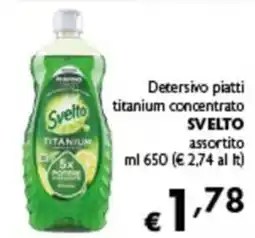 Spak Supermercati Detersivo piatti titanium concentrato Svelto offerta