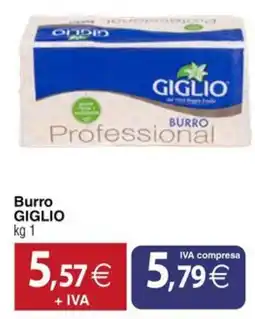 Docks Cash&Carry Burro GIGLIO Professional offerta