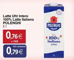 Docks Cash&Carry Latte Uht Intero POLENGHI offerta