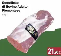 Docks Cash&Carry Sottofiletto di Bovino Adulto Piemontese offerta
