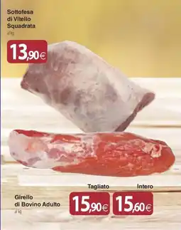 Docks Cash&Carry Sottofesa di Vitello Squadrat offerta