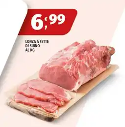 Vivo Supermercati Lonza a fette di suino offerta