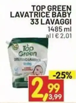 Centro Commerciale Discount Top Green lavatrice baby offerta