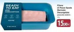Docks Cash&Carry Filone di Pesce Spada Marinato Decongelato offerta