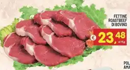 Centro Commerciale Discount Fettine roastbeef di bovino offerta