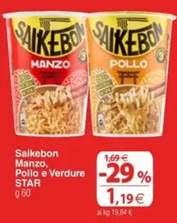 Docks Cash&Carry Saikebon Manzo, Pollo e Verdure STAR offerta