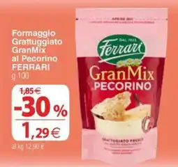 Docks Cash&Carry Formaggio Grattuggiato GranMix al Pecorino Ferrari offerta