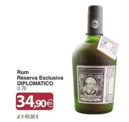 Docks Cash&Carry Rum Reserva Esclusiva Diplomatico offerta