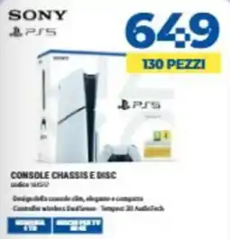Elettrosintesi Sony PS5 console chassis e disc offerta