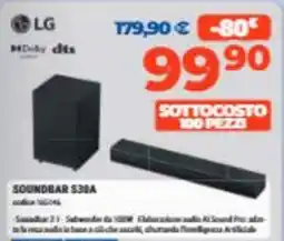 Elettrosintesi LG Soundbar S30A offerta