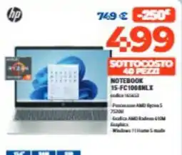 Elettrosintesi HP NOTEBOOK 15-FC108NLX offerta