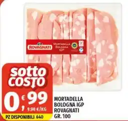 Vivo Supermercati Mortadella Bologna IGP Rovagnati offerta