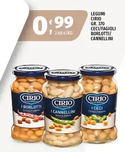 Vivo Supermercati Legumi Cirio offerta