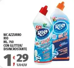 Vivo Supermercati WC Azzurro Rio offerta
