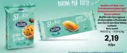 Interspar Muffin con riso senza lattosio Scotti offerta