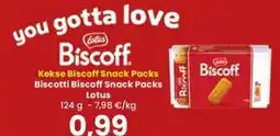 Interspar Kekse Biscoff Snack Packs offerta