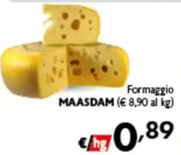 Spak Supermercati Formaggio Maasdam offerta