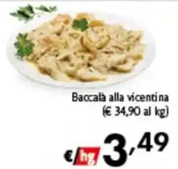Spak Supermercati Baccalà alla vicentina offerta