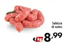 Spak Supermercati Salsicce di suino offerta