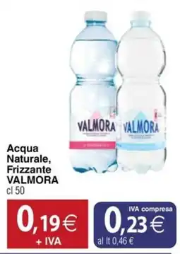 Docks Cash&Carry Acqua Naturale, Frizzante VALMORA offerta