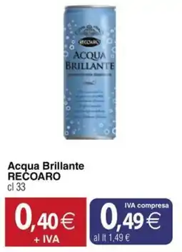 Docks Cash&Carry Acqua Brillante Recoaro offerta
