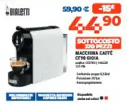 Elettrosintesi Bialetti macchina caffè CF90 Gioia offerta