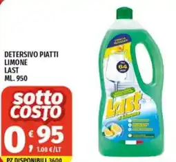 Vivo Supermercati Detersivo piatti limone Last offerta