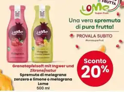 Interspar Spremuta di melagrana zenzero e limone o melagrana Lome offerta