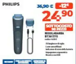Elettrosintesi Philips regolabarba offerta