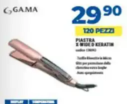 Elettrosintesi Gama piastra x wide d keratin offerta