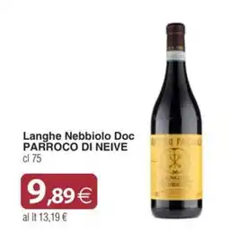 Docks Cash&Carry Langhe Nebbiolo Doc Parroco di Neive offerta