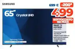 Elettrosintesi Samsung 65" Crystal UHD offerta