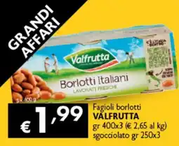Spak Supermercati Fagioli borlotti VALFRUTTA offerta