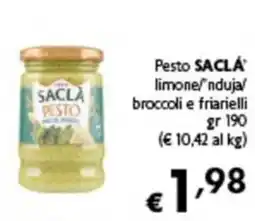 Spak Supermercati Pesto SAACLÀ offerta