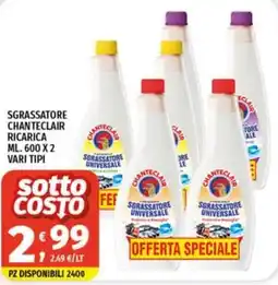 Vivo Supermercati Sgrassatore Chanteclair offerta