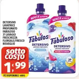 Vivo Supermercati Detersivo lavatrice profumato Fabulos offerta