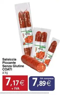 Docks Cash&Carry Salsiccia Piccante Senza Glutine COATI offerta