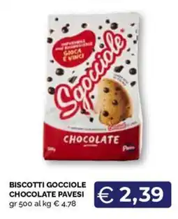 Maxisconto Biscotti Gocci ole Chocolate Pavesi offerta
