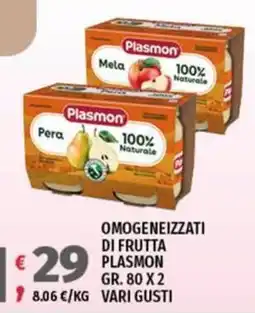 Vivo Supermercati Omogeneizzati di frutta Plasmon offerta